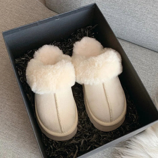 Pluche Comfyslides | Stijlvolle warme sloffen