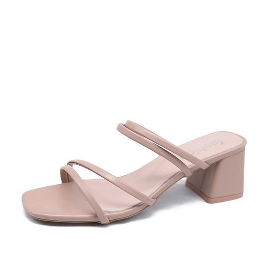 Ina - Sandalen met lage hakken